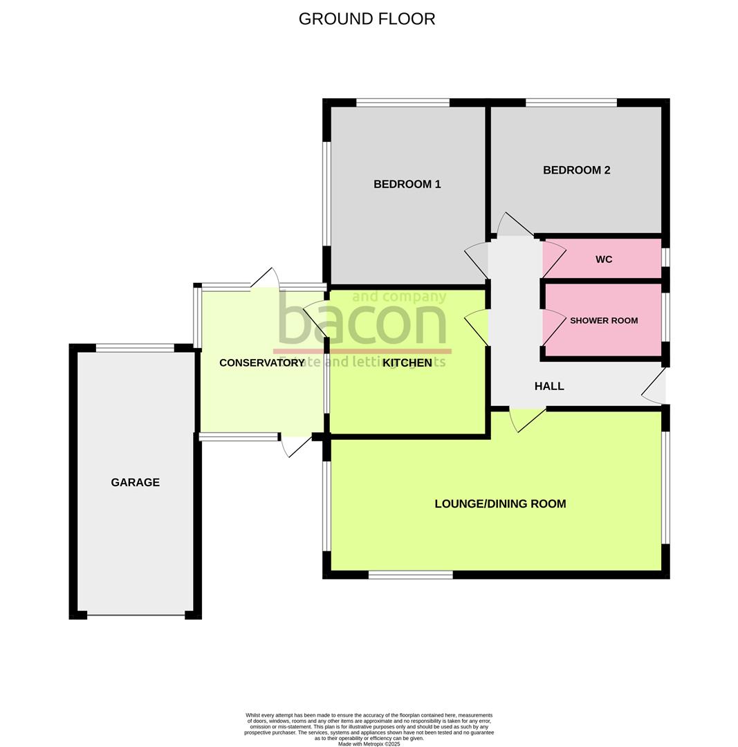 Floor Plan | Bungalow - Detached | Downview Road, Findon, Worthing | For Sale